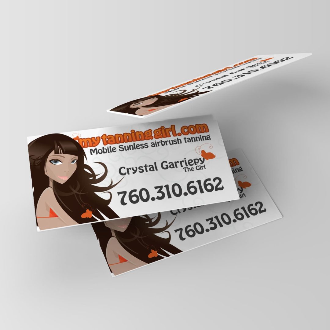 My Tanning Girl Website Logo Marketing